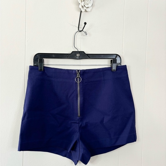 Maeve High Waist Navy Shorts - Picture 4 of 5